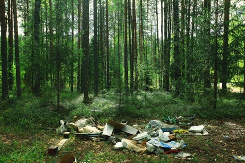 Environmentally friendly builders waste removal process